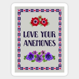 Love Your Anemones Sticker